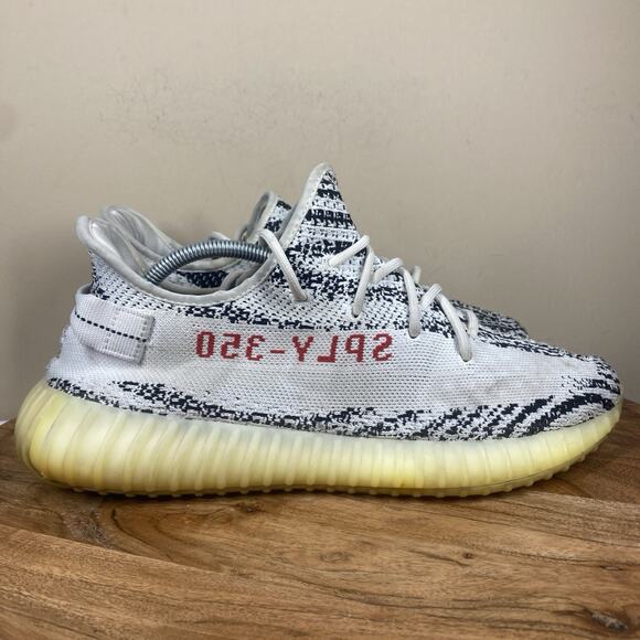 Adidas Yeezy Boost 350 V2 Low Zebra Mens Size 12 Shoes CP9654 READ DESCRIPTION - Picture 1 of 11
